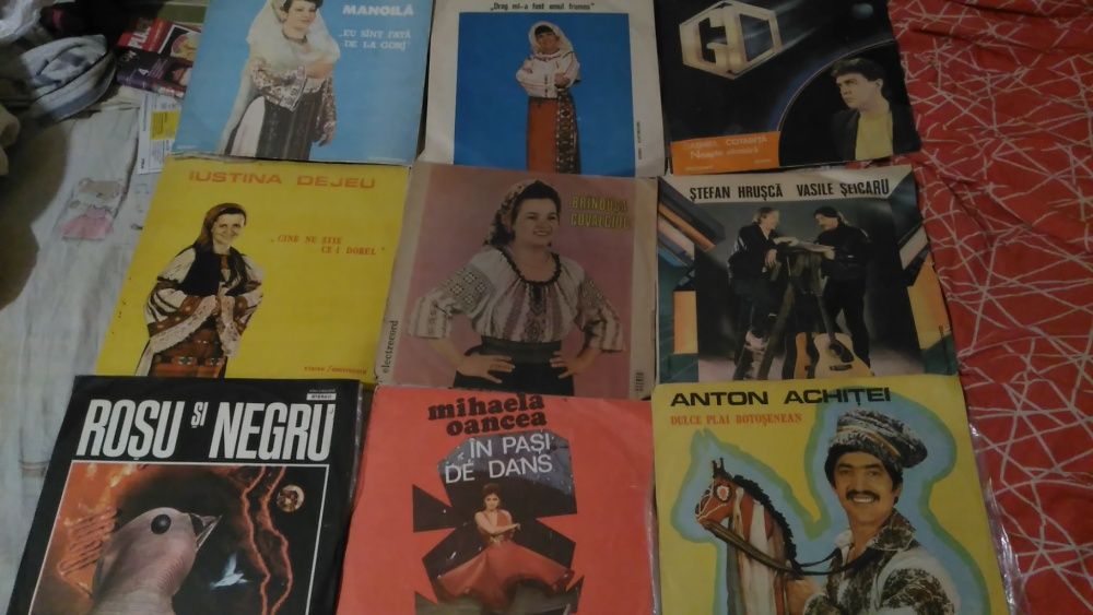 Discuri vinyl  vechi ,diferiți artiști, muzică clasică, folclor,