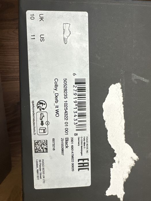 HUGO BOSS туфли дерби Colby