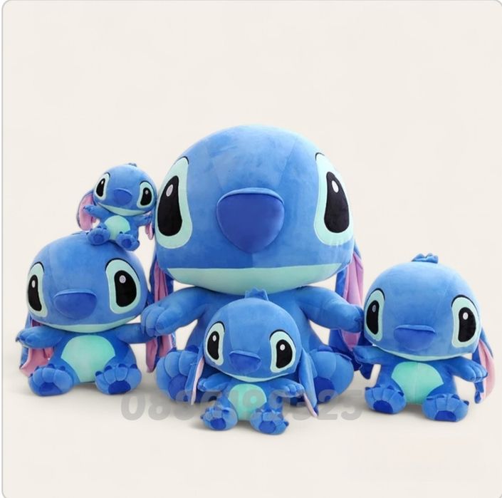 Голяма плюшена играчка Лило и Стич, 120см Голям плюшен Стич Lilo Stitc
