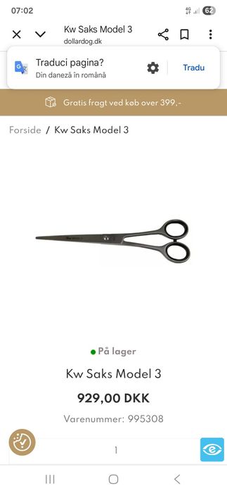 Foarfeca frizerie profesională