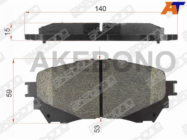 Колодки тормозные Mazda Axela