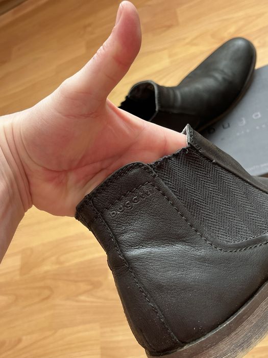 Bugatti Боти обувки зимни естествена кожа / обувки естествена кожа