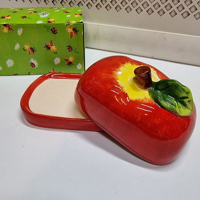 Масленка керамическая