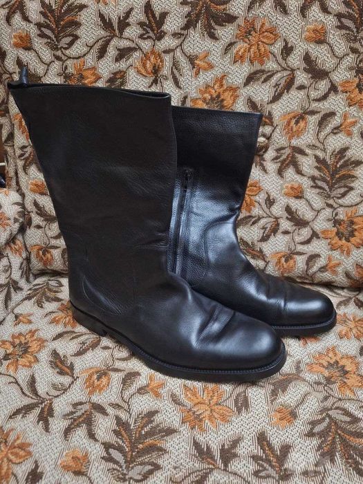 Сапоги мужские высокие, демисезонные производство ZARA, размер 40-41
