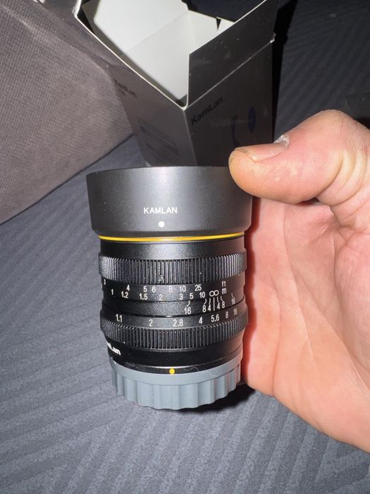 Обектив 50 мм f 1,1