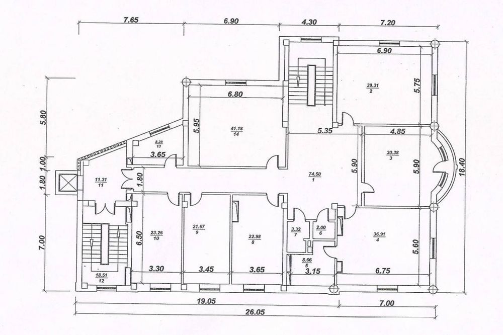 Аренда офис Тарас Шевченко  414м2
363м2