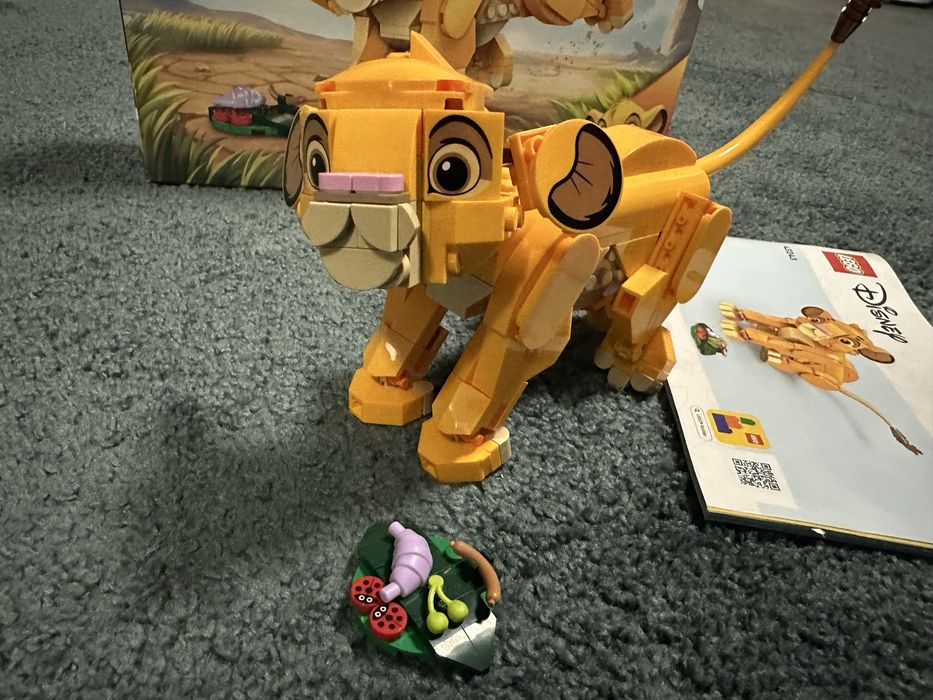 Детски конструктор Лего Симба от Цар Лъв на Disney