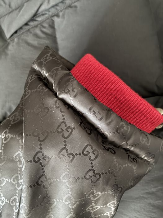 Пуховик куртка ниже колен Gucci