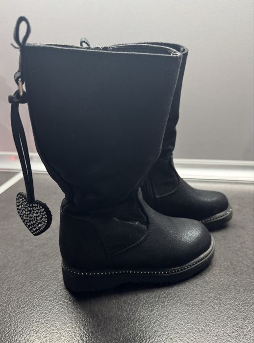 Детски черни ботуши