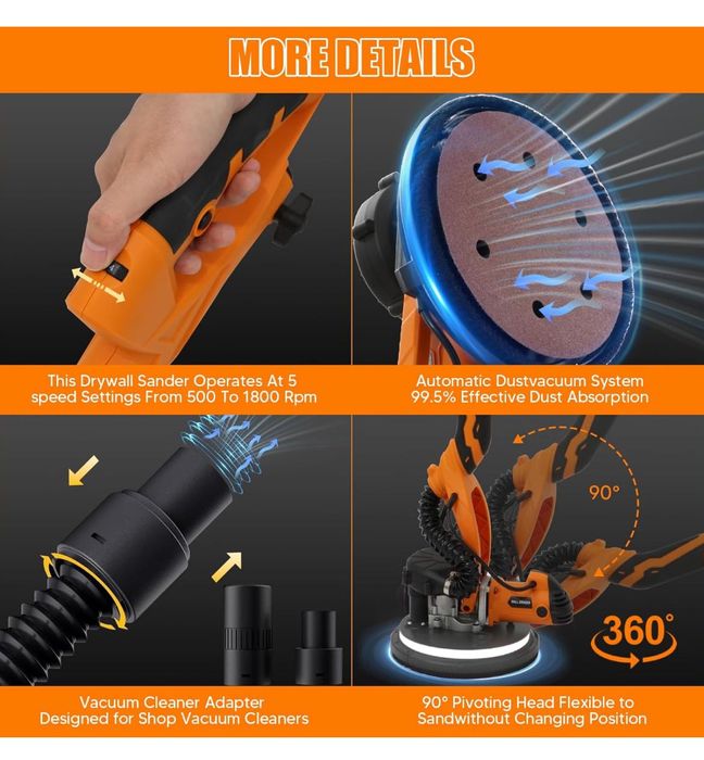 Шлайфмашина (жираф) за стени Drywall