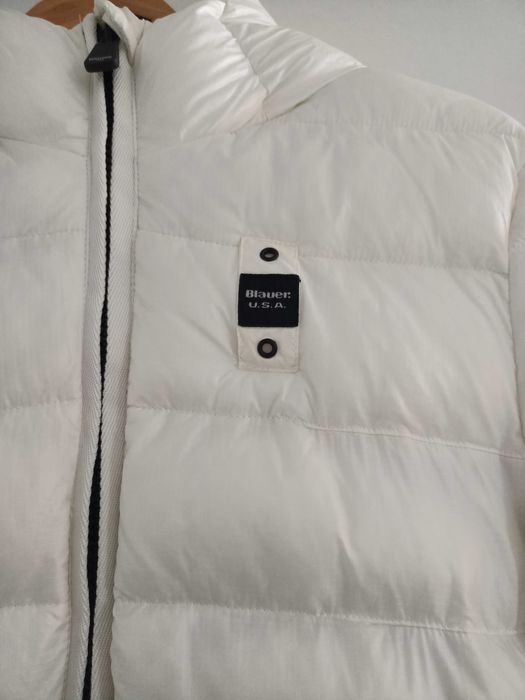 Geacă Blauer originală albă M călduroasă și și confortabilă