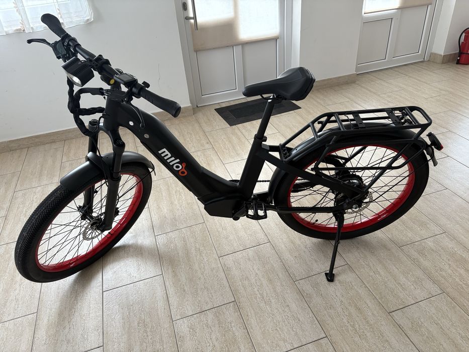 Bicicleta Miloo asistata electric -schimb cu motocicleta