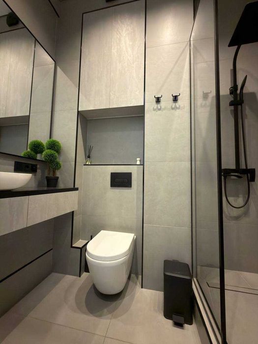 Сквозная 3к в Mirabad Avenue, хай-тек, 2 балкона`