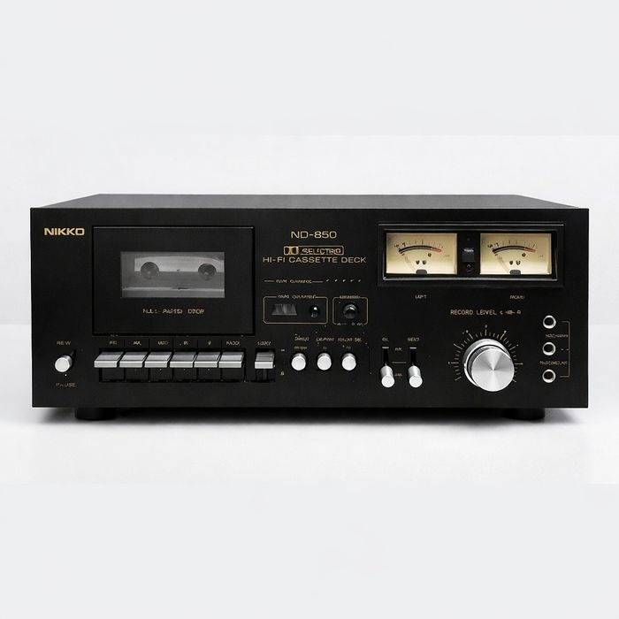 Deck casetă vintage Nikko ND-650 – Made in Japan, VU meter, audio hi-f