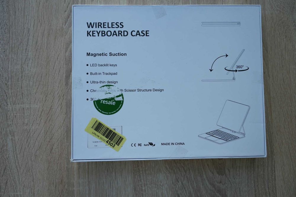 Husă cu tastatură iPad Air 13" M2 / M3 – Vobafe