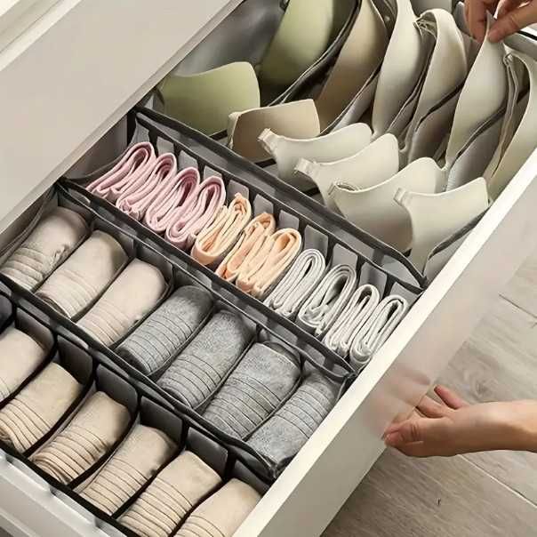 Органайзер за бельо, кърпи, гащи, чорапи и сутиени – 3 броя