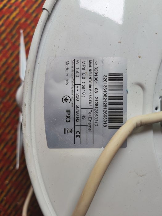 Boiler apă 50 L.