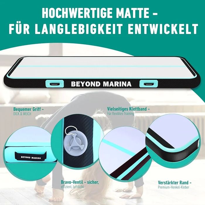 3м Надуваема гимнастическа постелка Beyond Marina Air Track + помпа