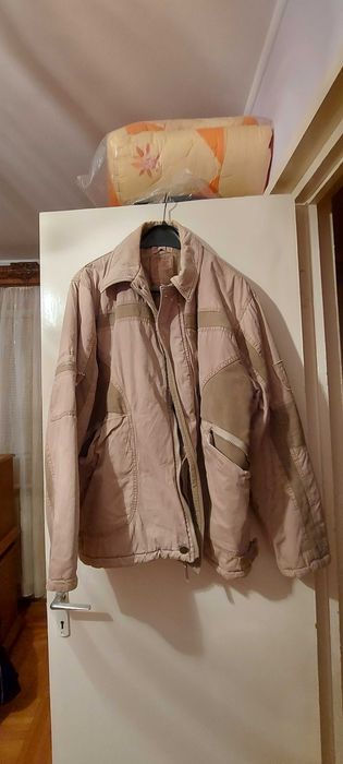 Geacă bej mat bărbați