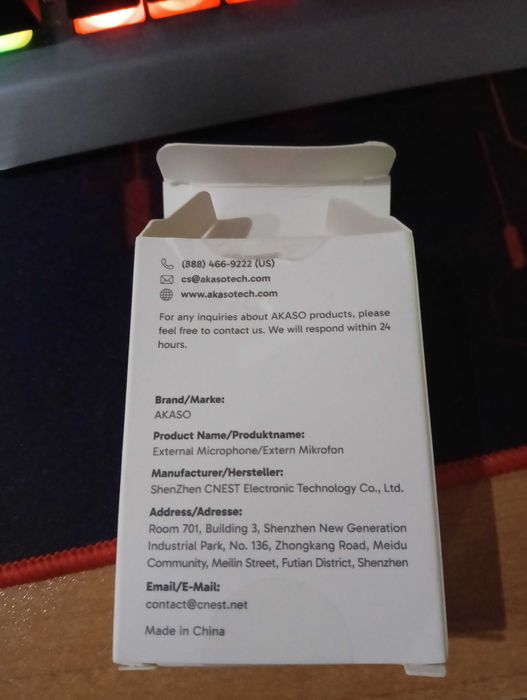 Akaso external microphone Външен микрофон