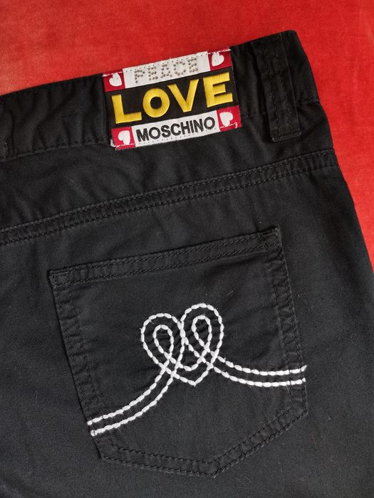 Love Moschino панталон черен деним размер 30