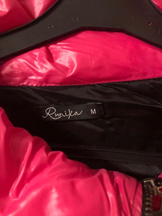 Дамско яке, асиметрично в розов цвят