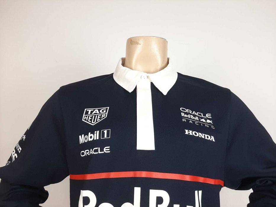 Red Bull Racing Team Polo Shirt - Оригинална мъжка блуза с яка