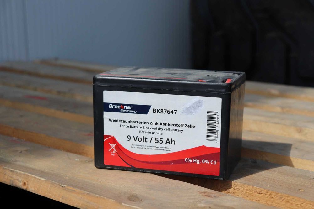 Gard Electric Baterie Uscata 9v55Ah Nou cu garantie Livrare Oriunde