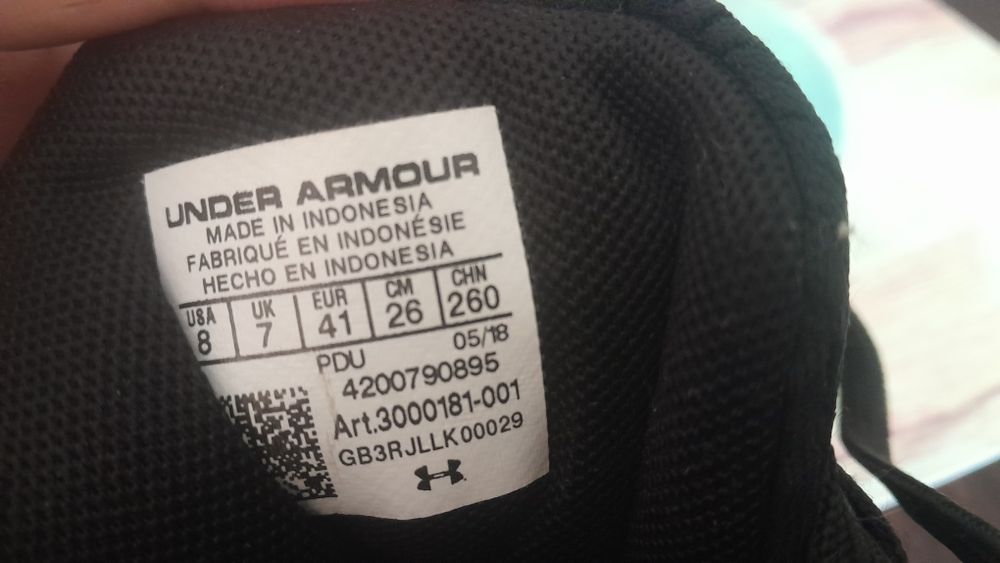 Стоножки бутонки маратонки Under armor Nitro номер 41