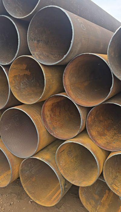 Труба стальная электросварная б/у восстановленная 426 мм, есть до 1420