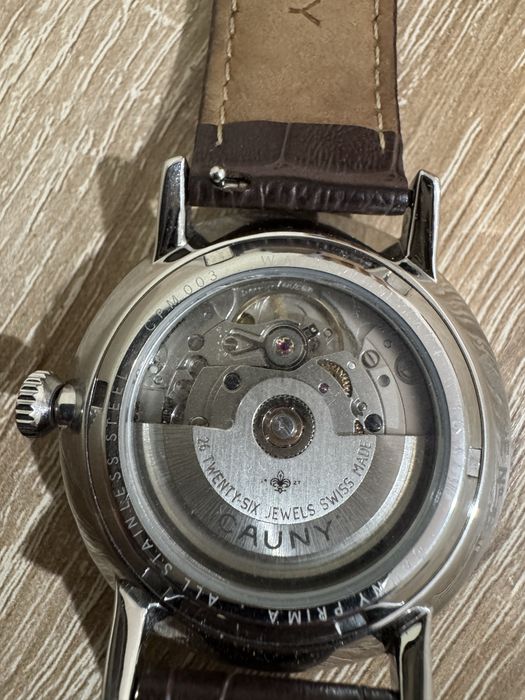 Ceas Cauny Prima automatic Silver Axle