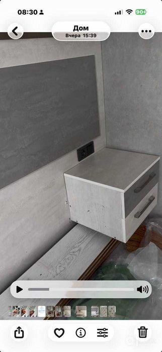 двуспальная кровать с матрасом в разобранном состоянии срочно