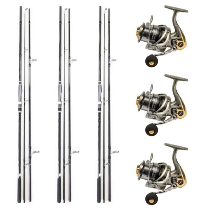 Set 3 lansete crap somn + 3 mulinete