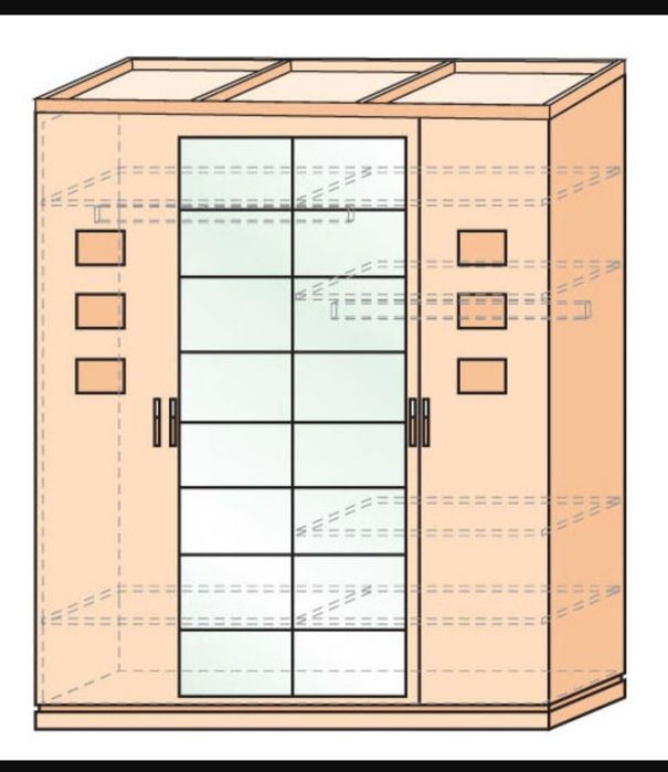 Продам шкаф 5д Петра м