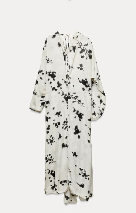 Дълга рокля с гол гръб ZARA