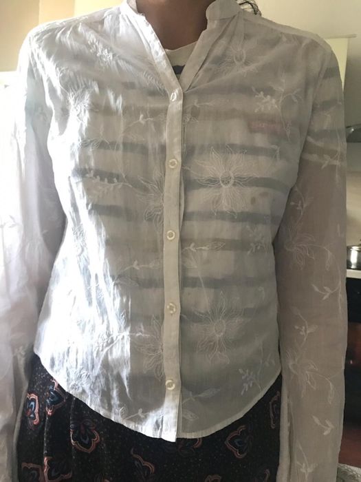 Рубашка шитье Massimo dutti размер S