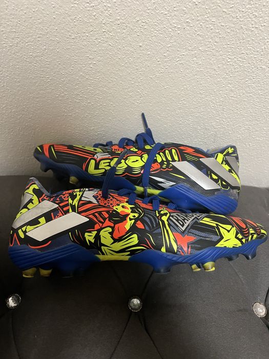 Ghete fotbal Adidas Nemeziz Messi 19.3 FG- editie Barcelona marimea 40