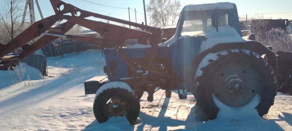 Мтз 80 с куном и ковшом