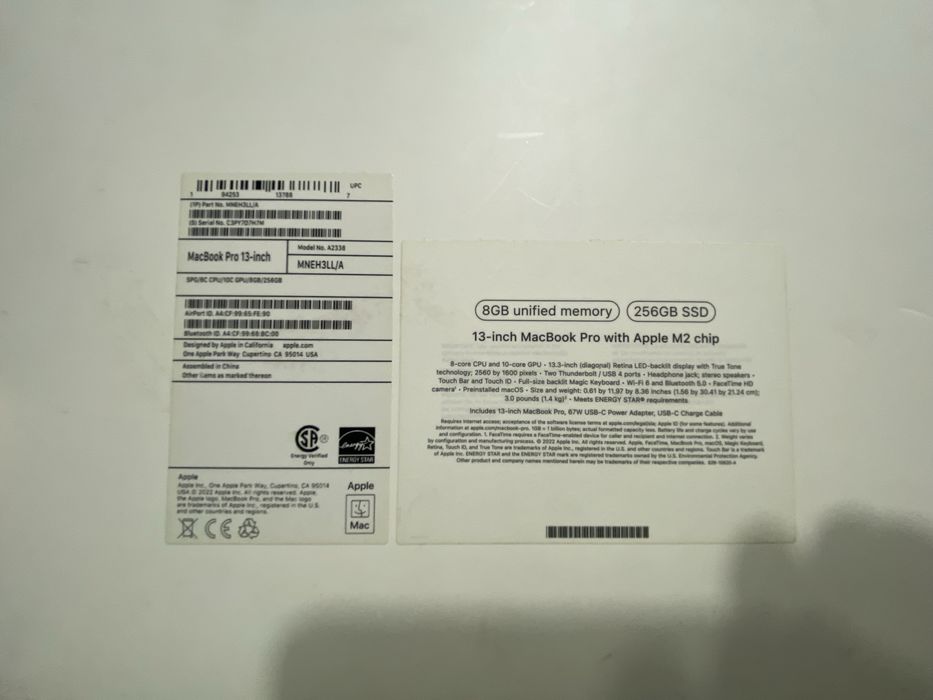 Mac book pro m2