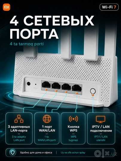 Роутер Xiaomi BE3600 PRO