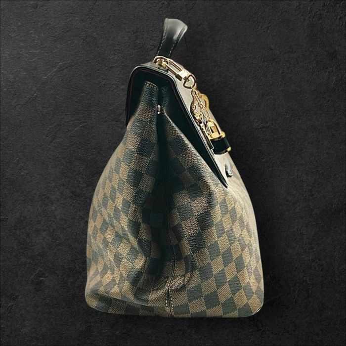 Louis Vuitton Damier Bergamo MM Handbag Brown DamierEbene Дамска чанта