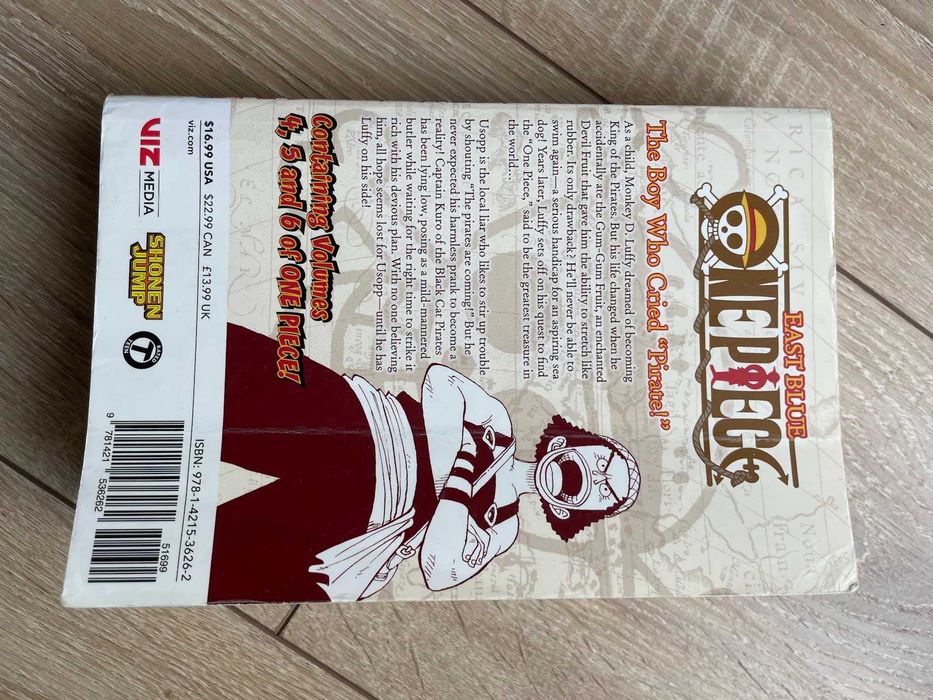 Carte copii One piece volumele 1 2 3 si 4 5 6