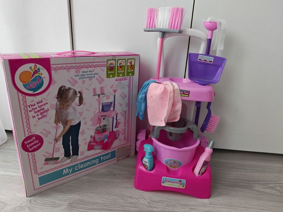 Количка за почистване My Cleaning Tool плюс прахосмукачка