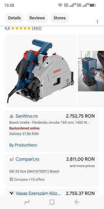 Circular BOSCH GKT 55 GCE