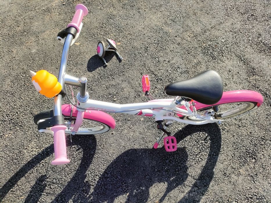 Vând bicicletă B’Twin Docto Girl 500 Decathlon cu roți de 16 inch, rec