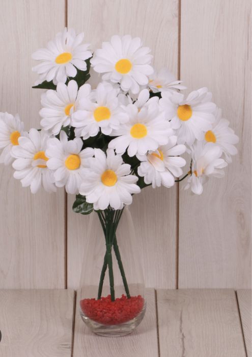 Ромашки искусственные цветы