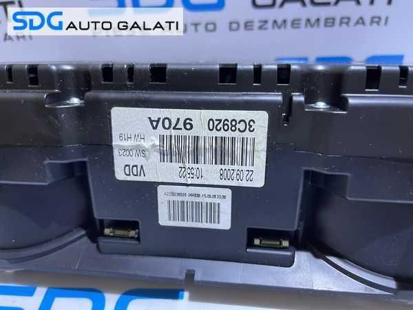 Ceas Ceasuri Cluster Instrumente Bord VW Passat CC 2008 - 2012 Cod 3C8920970A [2715]