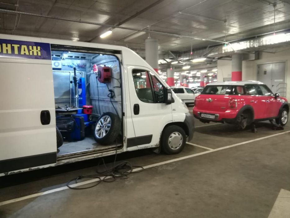 Выездной шиномонтаж*мобильный шиномонтаж