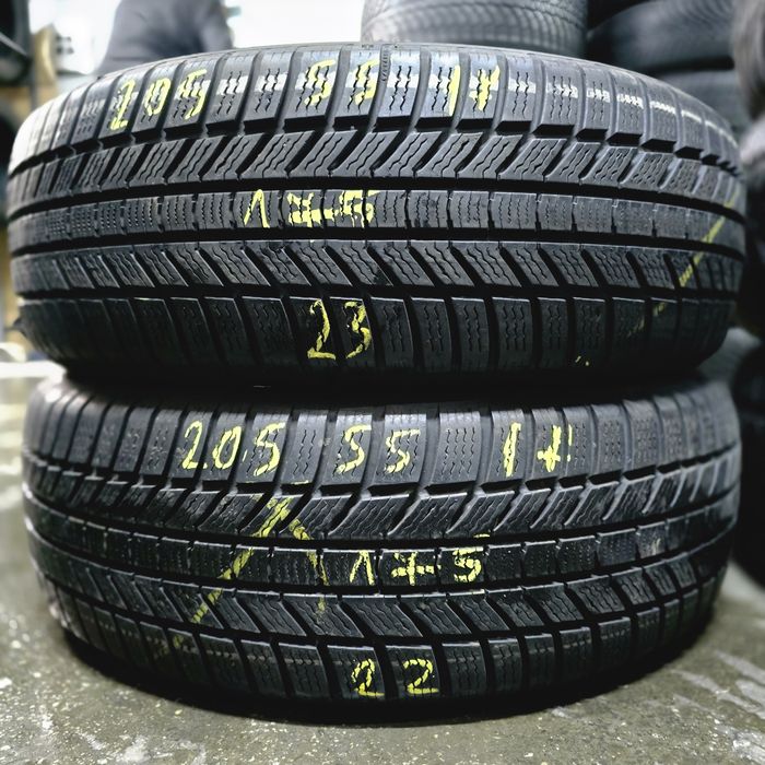 2x 205/55/17 M+S CONTINENTAL 2022 Stare excelentă
