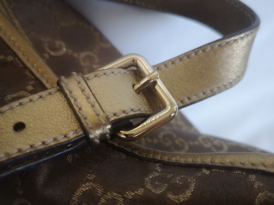 Gucci, чанта естествена кожа и текстил